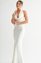 Load image into Gallery viewer, E sateen skirt with halter top