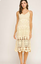 Load image into Gallery viewer, Sb crochet cami dress