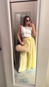 N linen palazzo pants