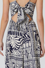 Load image into Gallery viewer, A Navy open back jumpsuit