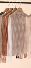 Load image into Gallery viewer, R lace sheer mesh top