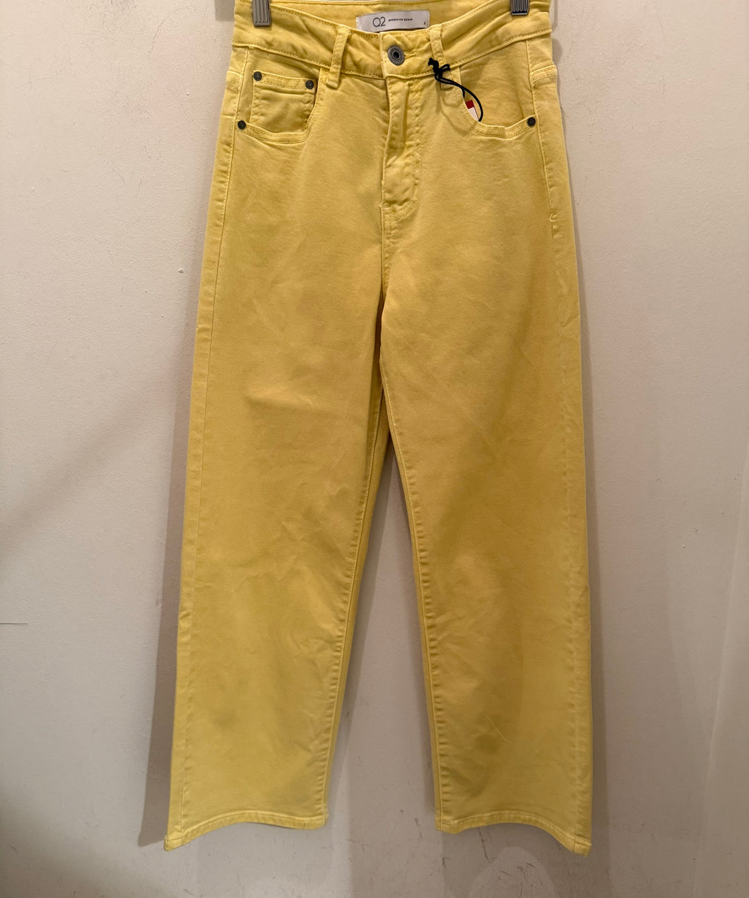 Q Yellow flare  jeans