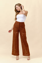 Load image into Gallery viewer, Tc lace trousers brown