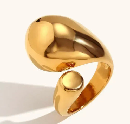 N Teardrop ring
