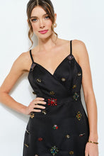 Load image into Gallery viewer, I Black dress embellishments dress