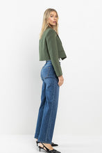 Load image into Gallery viewer, Sp high rise wide leg medium dark jeans 2479