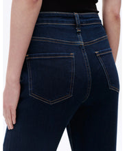 Load image into Gallery viewer, B hide rise wide leg dark denim