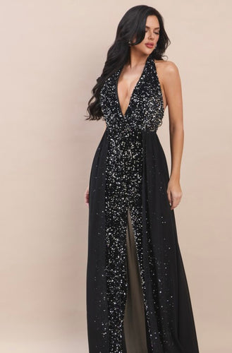 Tsc sequence black jumpsuit