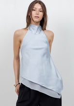 Load image into Gallery viewer, Wc ice blue asymetrical open back top