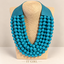 Load image into Gallery viewer, W beats layers leather necklace