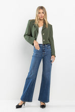 Load image into Gallery viewer, Sp high rise wide leg medium dark jeans 2479