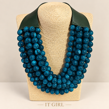 Load image into Gallery viewer, W beats layers leather necklace