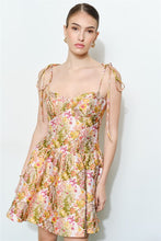 Load image into Gallery viewer, I Brocade flower dress
