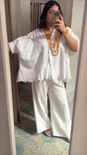 Load image into Gallery viewer, K eyelet 2pcs palazzo pants