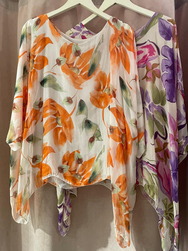 V Silk Tunic