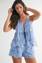 Load image into Gallery viewer, M halter neck top and shorts set