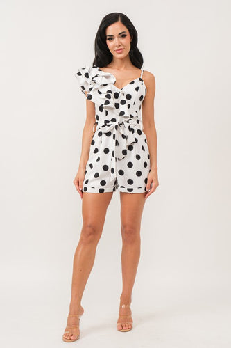 Tc polka dots romper