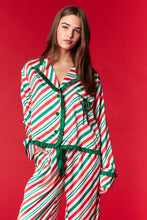 Load image into Gallery viewer, R candy cane Christmas pjs