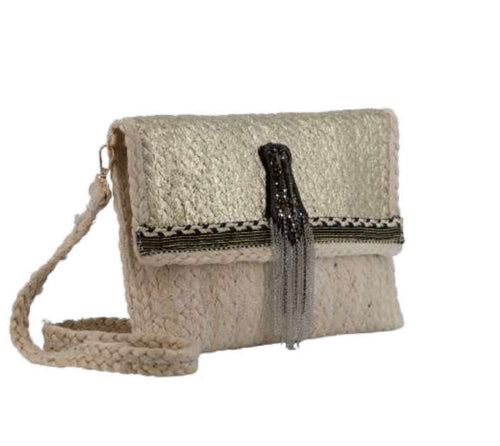 Ss Clutch jute Ivonne