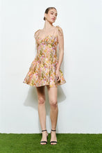 Load image into Gallery viewer, I Brocade flower dress