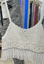 Load image into Gallery viewer, Lc crochet fringe top