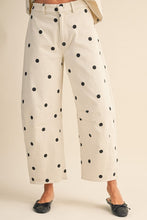 Load image into Gallery viewer, K Polka dots peplum 2pcs pants set