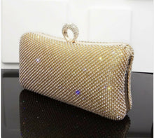 Load image into Gallery viewer, Pp rhinstone clutch