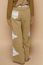 Load image into Gallery viewer, P olive patch  wide palazzo pants