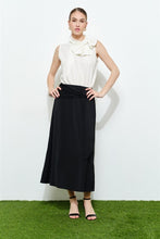 Load image into Gallery viewer, I A line drape knot skirt