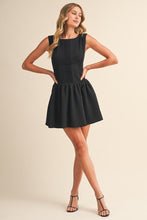Load image into Gallery viewer, K Mini dress with dot print bow