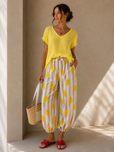 Load image into Gallery viewer, Lc lemon stripe pants