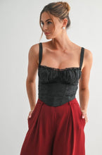 Load image into Gallery viewer, E black corsette