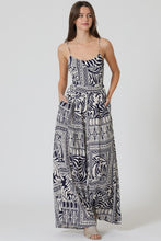 Load image into Gallery viewer, A Navy open back jumpsuit