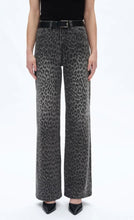 Load image into Gallery viewer, B high rise relaxed straight animal print  pants