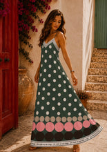 Load image into Gallery viewer, N print rayon maxi dress