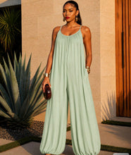 Load image into Gallery viewer, N satin solid color jumpsuit