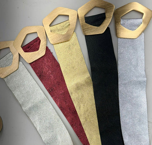 Lc metallic italian belt