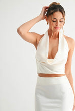 Load image into Gallery viewer, E sateen skirt with halter top