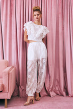 Load image into Gallery viewer, R Ruffle lace top/Aladin lace pants