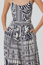 Load image into Gallery viewer, A Navy open back jumpsuit