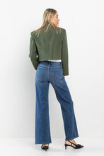 Load image into Gallery viewer, Sp high rise wide leg medium dark jeans 2479