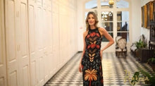 Load image into Gallery viewer, K flower print maxi dress
