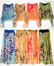 Load image into Gallery viewer, N silk animal print 2pcs pant set