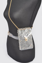 Load image into Gallery viewer, Hd rhinestone clear belt bag