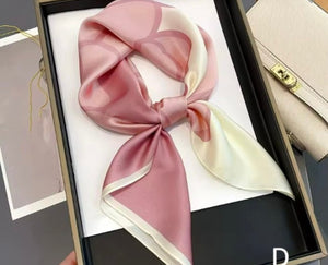 B small silk scarf