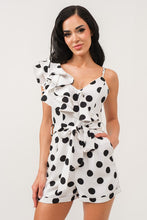 Load image into Gallery viewer, Tc polka dots romper