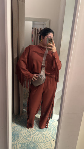 Lc fringe loungewear set