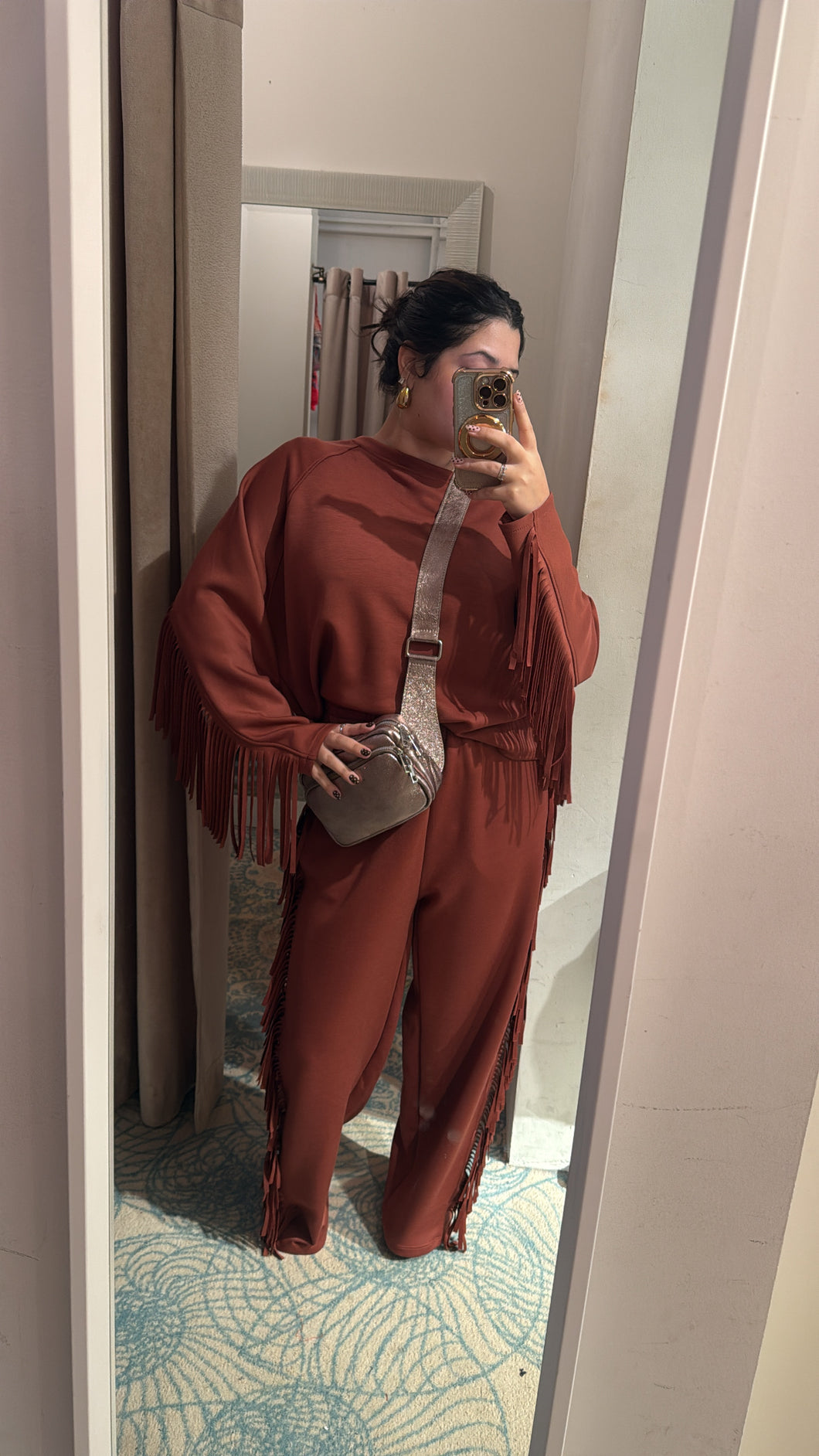 Lc fringe loungewear set