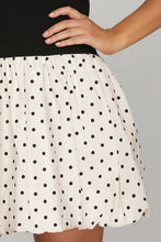 Load image into Gallery viewer, Ss polka dots print bubble hem dress