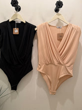 Load image into Gallery viewer, N v neck drape body suit